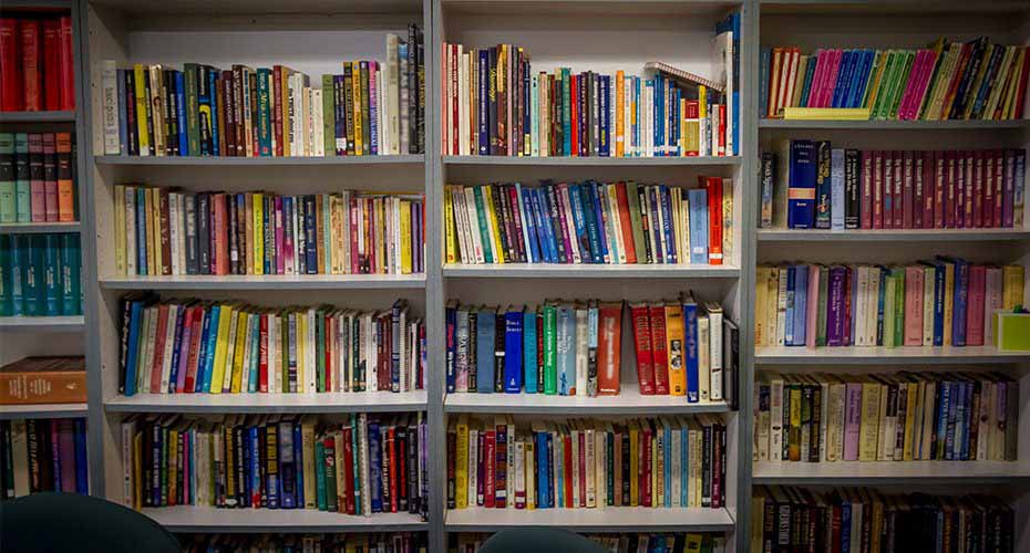 well stocked school library where school librarians work