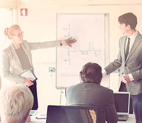 educational administrators meeting to decide new classroom construction